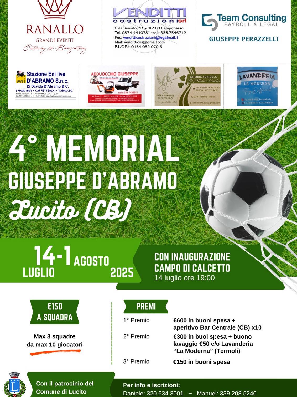 memorial giuseppe d'abramo