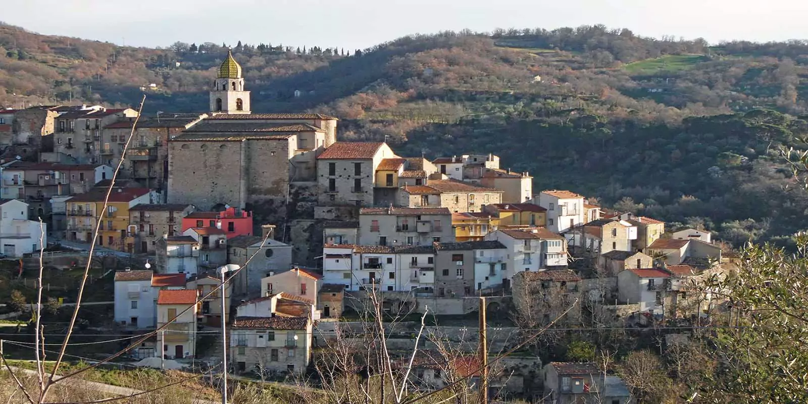 Un'immagine panoramica del Comune di Lucito